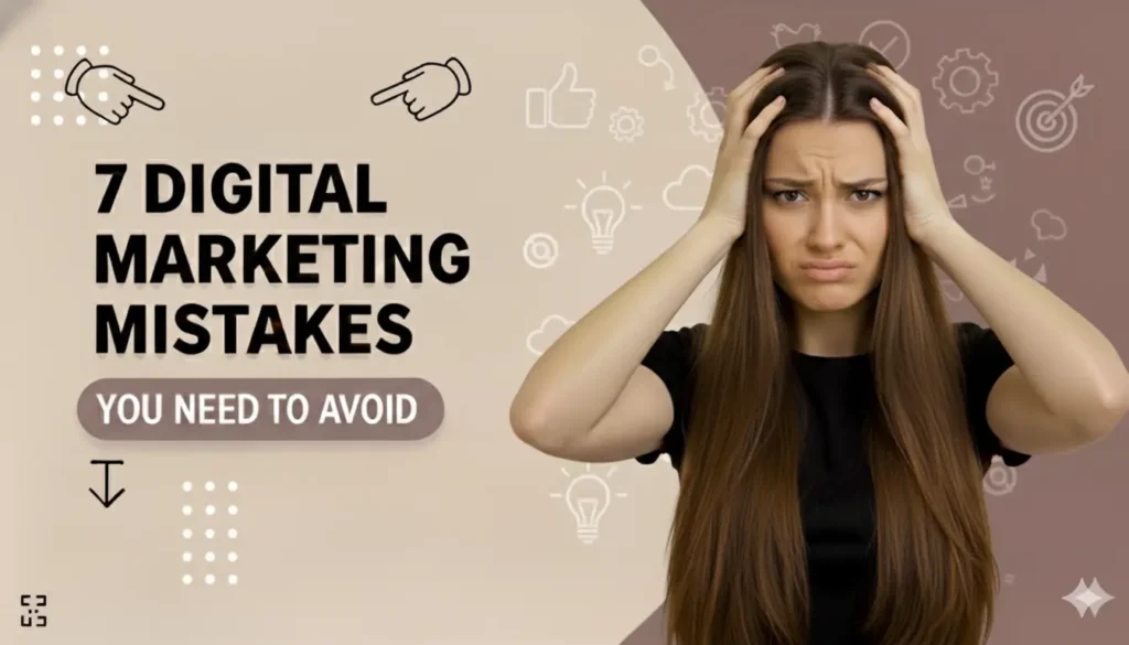 7 mistakes in digital marketing strategy